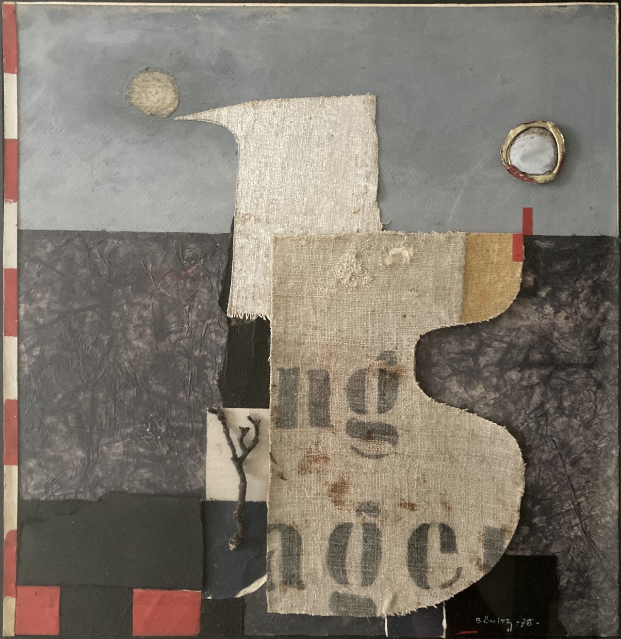 Collage by Helmut Bönitz (1914-1999)