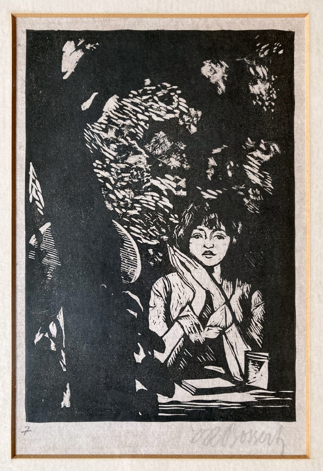 Woodcut by Otto Richard Bossert (1874-1919)