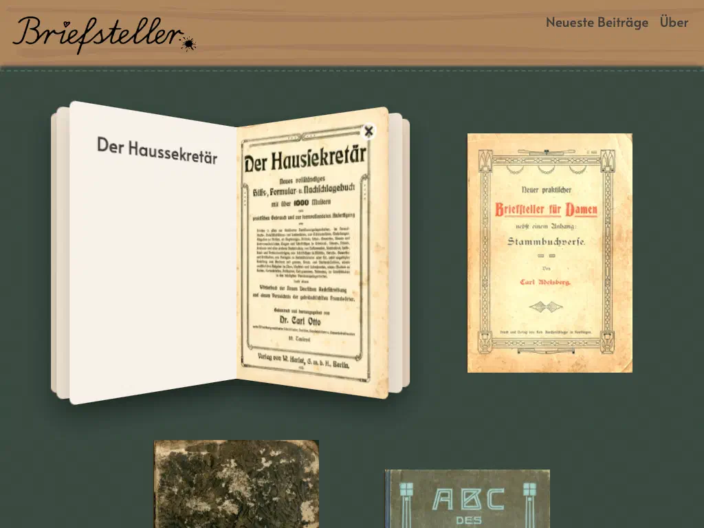 Screenshot Briefsteller.de