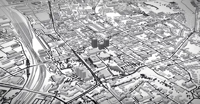 Never Built Göttingen in 3D