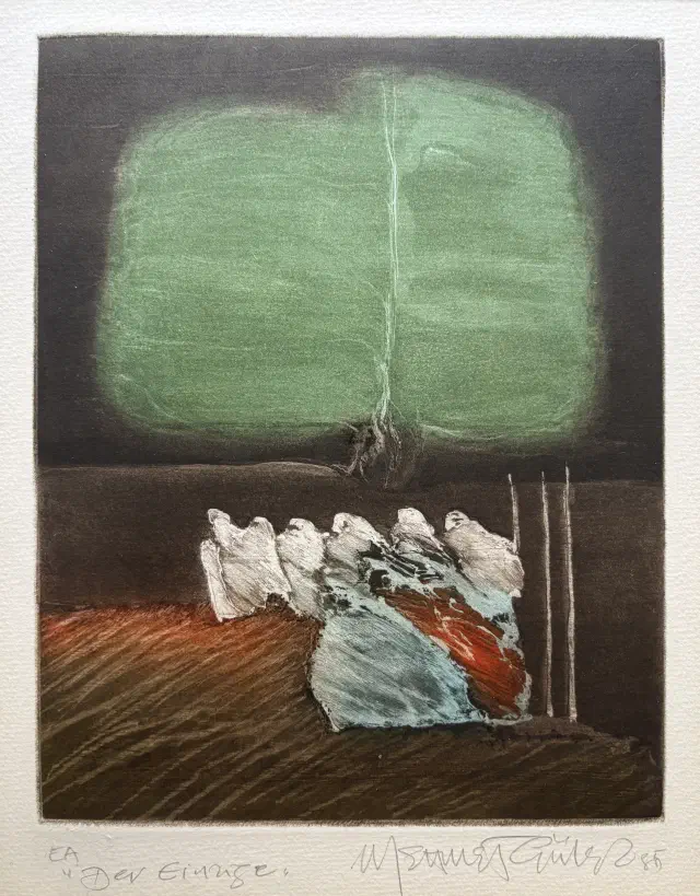 Farbradierung von Mehmed Güler (1944-)