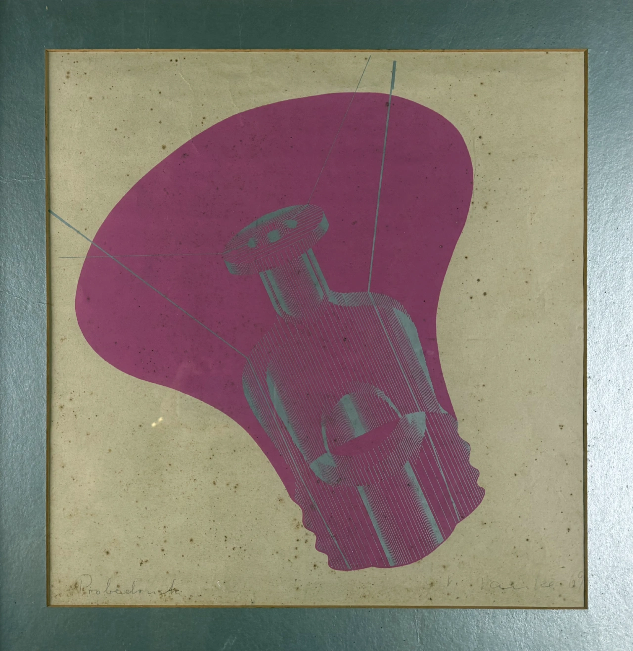 Popart Siebdruck von 1969