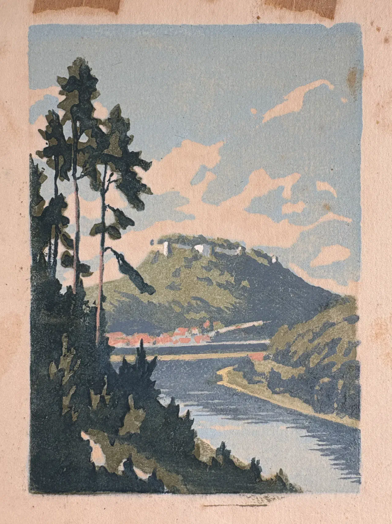 Woodcut print of unknown origin