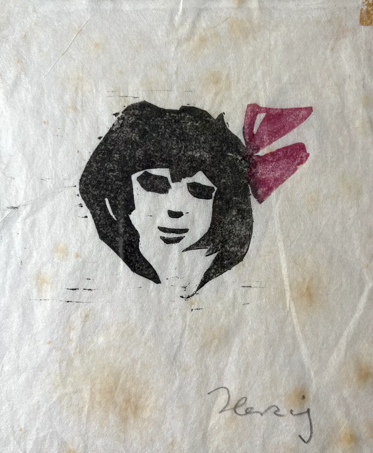 Woodcut print of unknown origin