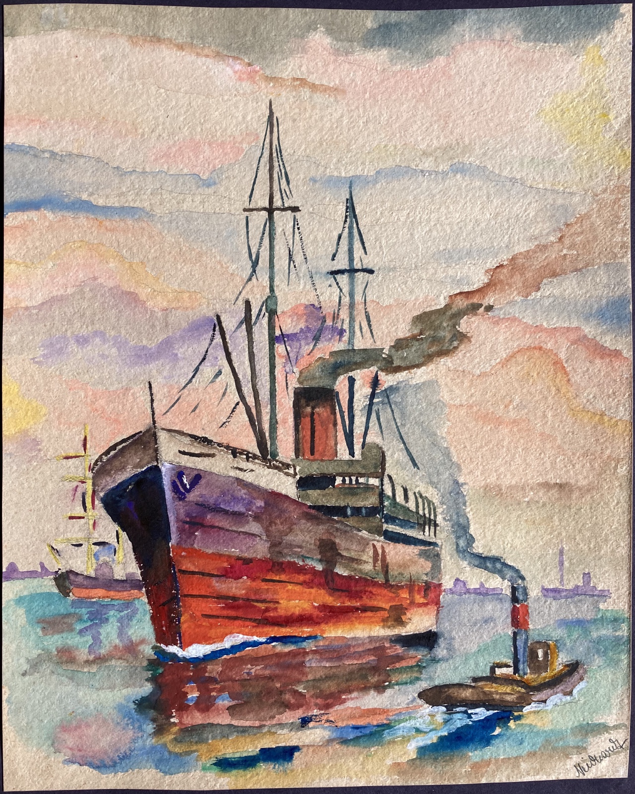 Aquarell von Paul Neidhardt (1874-1951)
