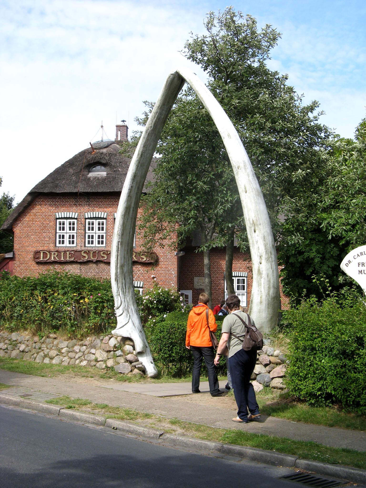 Portal des Dr.-Carl-Häberlin-Friesenmuseum in Wyk auf Föhr